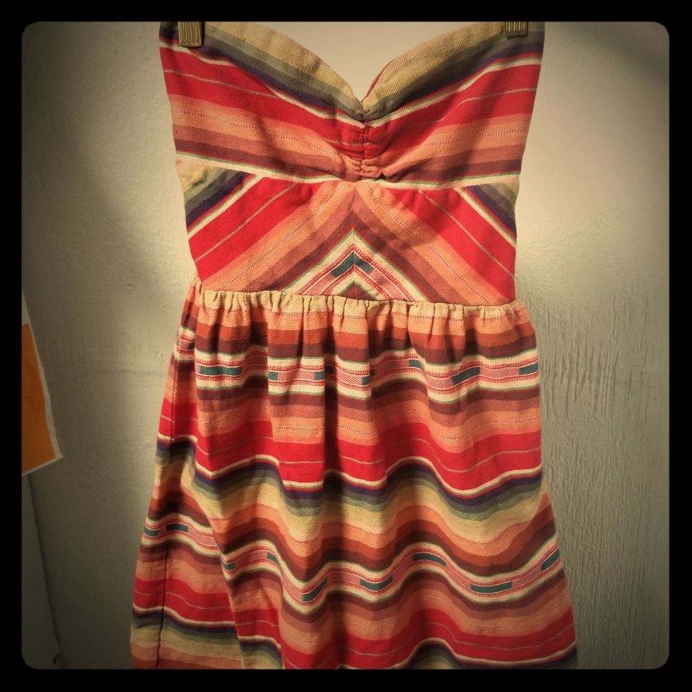 Roxy - strapless striped summer dress